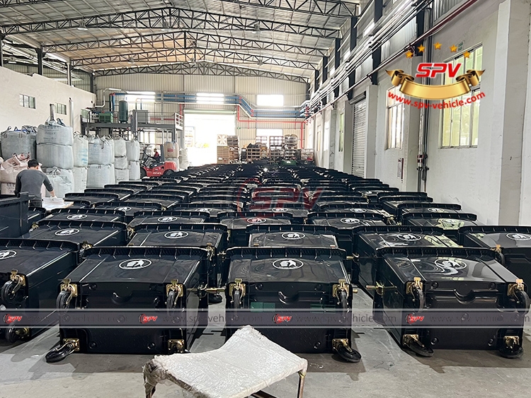 SPV Rubbish Cans(660L) Printed Logo 